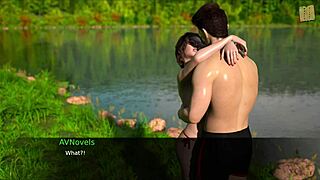 hey cutie, watch this hot brunette flirt in a steamy 3D game! 😉