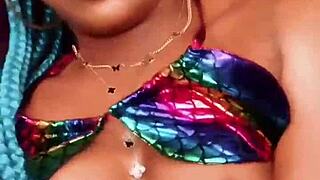 Black pornstar gets fucked hard in homemade gay video