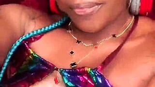 Black pornstar gets fucked hard in homemade gay video