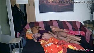 skinny german ex-girlfriend in real amateur action