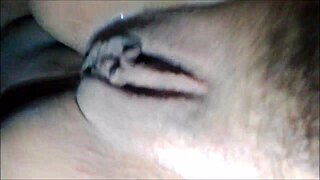 Close-up cock pounding big ass with internal cumshot