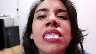 Oldie Swallows Cum Before Bed in Cozy Pajamas After Intense Play