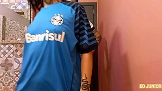 Brunette Latina Rides Black Cock Bareback in See-Through Outfit During Intense Match