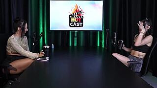 Ela ain't comfy being submissive with fetish stuff - Debora Andrade in sheer red.