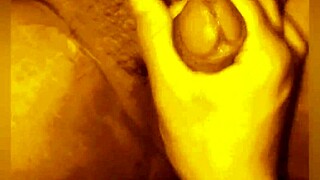 i feel so excited masturbating my husband's cock in public, his cock moves alone wooou