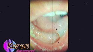 Hey, watch three cumshots fill my mouth!