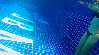 three panties stuffed in my pussy, fuckin’ a black dildo at public pool, dang it!