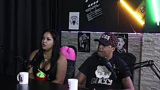 Hanna Chili's wild Halloween adventure with multiple partners and a unexpected blowjob scene