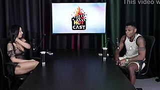 Young teen sees arm in pussy for first time in sheer red lingerie