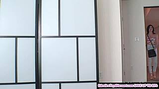 Hot latina milf gives amateur blowjob first time