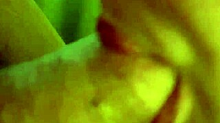 Blonde Sucks Monster Cock