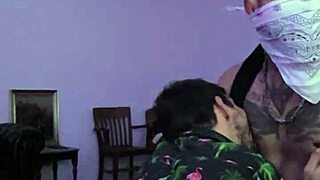 Black Amateur Tries Deepthroat on Big Gay Cock