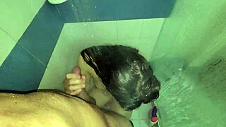 Enjoying My Sister-in-Law's Big Ass While She Bathes