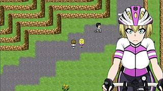 Blonde pays blowjob on street flashing