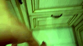 Passionate couple engages in sexual play with toy and anal penetration