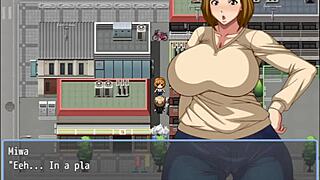 milf sucking playboy in alley - unfaithful wife routine in hentai game part 5
