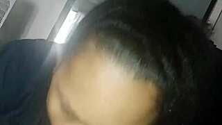 Curvy wife gives a messy blowjob to a well-endowed black man