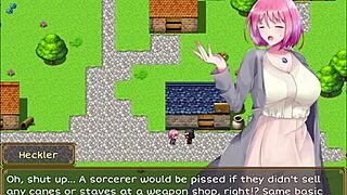 Entering the witch's castle and finding suspicious men with big tits and asses! Philana's elixir part 3.