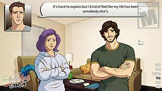 in this hentai, the twink student flirts with his muscular teacher and dominates him