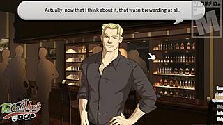 in this hentai, the twink student flirts with his muscular teacher and dominates him