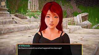 my new family 454 features amateur redhead teen in erotic cartoon game