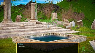 my new family 454 features amateur redhead teen in erotic cartoon game