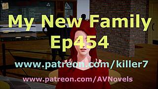 my new family 454 features amateur redhead teen in erotic cartoon game