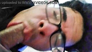 givin a close-up blowjob, damn i’m lovin this colombian style...