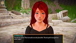 my new family 454 features amateur redhead teen in erotic cartoon game