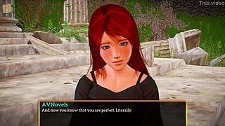 my new family 454 features amateur redhead teen in erotic cartoon game