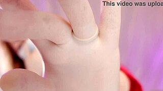 Ariya Grander's seductive ASMR video in surgical gloves