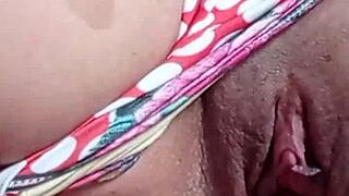 Overwhelmed by Monster Cock in Lingerie, Latina Teen Bent Over for Doggystyle. Can't Handle That Big Shaft!