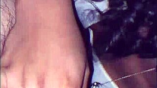 Black bride's passionate kiss leads to intense teen sex