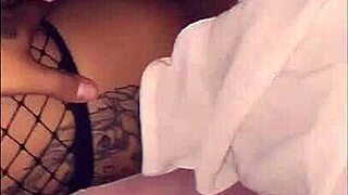 Black bride's passionate kiss leads to intense teen sex