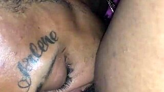 Amateur wife gives her husband a sensual cunilingus treat at home