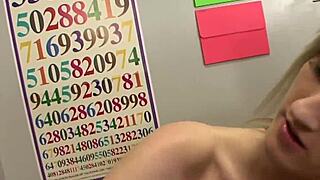 Young bride shows off her skills in class
