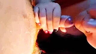 Girlfriend Sucks My Cock And I Cum On Her Ass