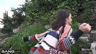 my hairless teen pussy lips exposed in public