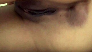 All that creamy milk is for you, gorgeous brunette