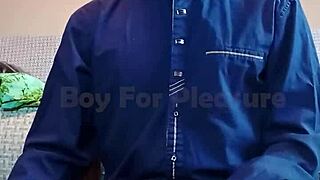 teen boy shoots cum on clothes for pleasure