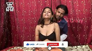 My friend's lover gets wild in the room.