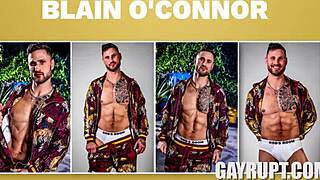 Roman Todd and Blain O'Connor have fun at home and try out anal sex.