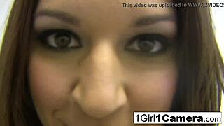 Sexy ann marie rios masturbates her pussy close up