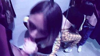 hey, that teen slut jerks you off in the public dress room?