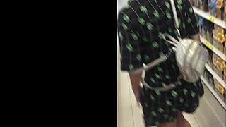 Milly Lascy's hardcore shopping experience with a vibrator and a friend.