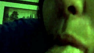 Amateur wife eats cum in chat
