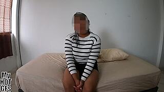 xiomara attends a wild porno casting and ends up with her face covered in cum