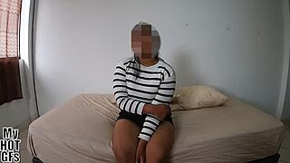 xiomara attends a wild porno casting and ends up with her face covered in cum