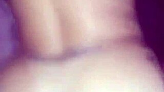 Amateur couple has sex at home after partying hard