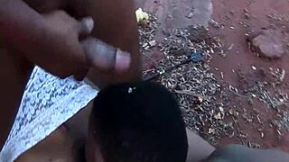 African safari sex party with a hot bride and big cock lovers